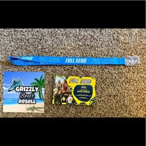 FULL SEND SKYBLUE LANYARD